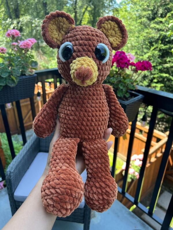 Handmade teddy bear toy for thoughtful gifts