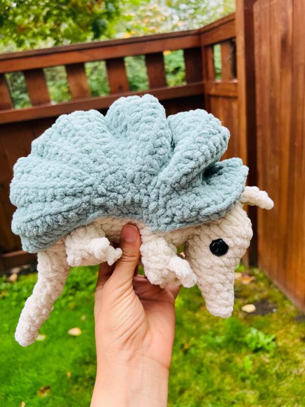 Beautiful Handmade Crochet Armadillo - Soft Amigurumi Plushie Armadillo Toy, Perfect for Gifts & Collectors